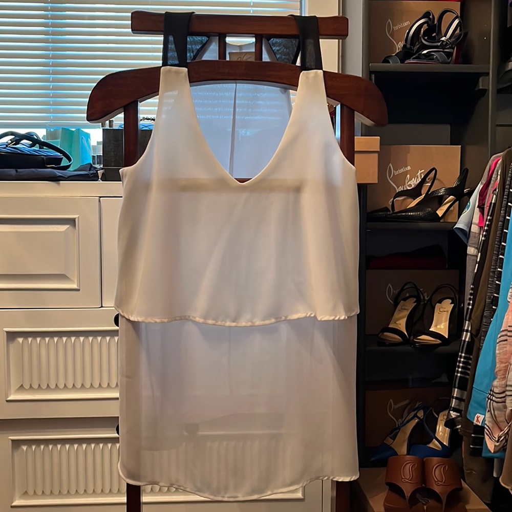 White dress tank